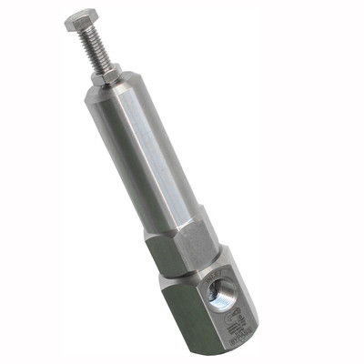 Pressure Regulator Valve, 3/8in NPT-F Inlet Size, 1/2in NPT-F Outlet Size, 100PSI, 13GPM, Stainless Steel 100998