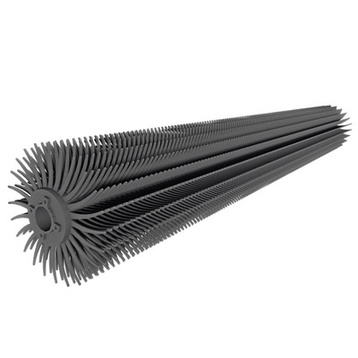 Ninja Brush, 96in L x 12in O.D. 4-Bolt Flange Style, Passenger Side