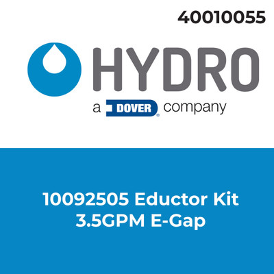 Eductor Kit, 3.5GPM E-Gap, Hydro 1002505