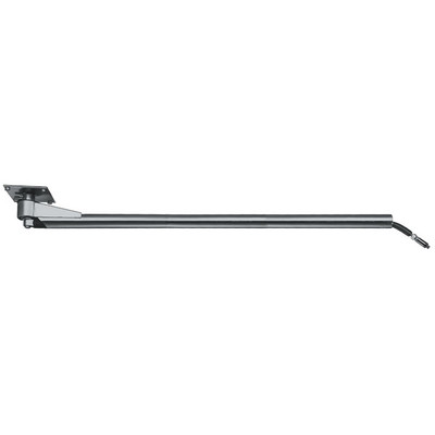 DP2 Series Ceiling Boom with Two Hoses 360° Rotation, Inlet/Outlet 3/8in FPT, 9ft L, Stainless Steel Polished, Mosmatic 66.079