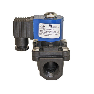 Solenoid Valve Diaphragm with DIN Connector, 3/4in FPT Inlet/Outlet, 24VAC, GC Valve S211FF24NPEG5