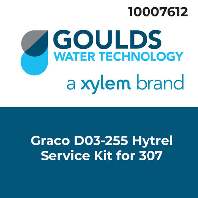 Hytrel Service Kit for Graco Husky 307 Air-Driven Diaphragm Pump, D03-255