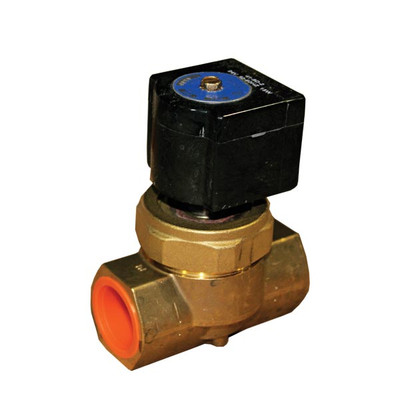 Solenoid Valve, 1/2in FPT, Normally Closed, D24V, Brass Body, DEMA A414P.3D