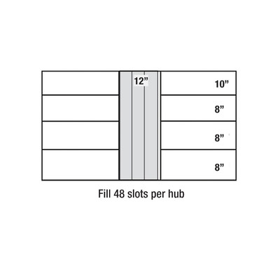 Sonnys Replacement PermaColor Cloth for Peco PE135 Side Washer, 34in x 12in, 1 Hub