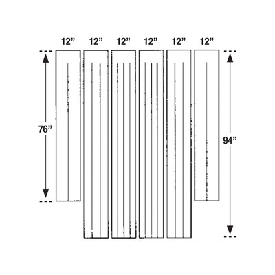 Sonnys Replacement PermaColor Cloth for Econocraft Front-To-Back Van L Mitter