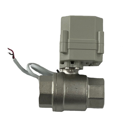 Automated Ball Valve, Slow Close, 3/4in, 110V, 050-072-SS