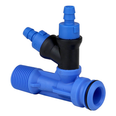 Dual Composite Injector, PC2, 3/8in MPT, 2.25GPM, Dark Blue, 729086