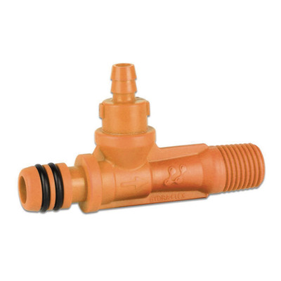 Single Composite Injector, PC1, 1/4in MPT, 1.50GPM, Orange, 318070