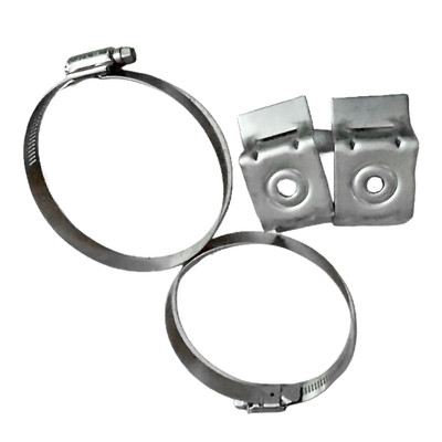 Membrane Housing Clamps, 4x40, Stainless Steel