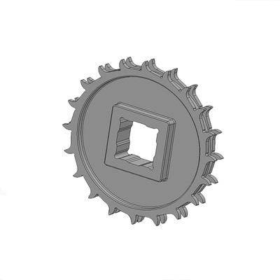 Sprocket, 20-Tooth, 2.5in Bore, ACB Standard Duty, Unidirectional, 75-00373