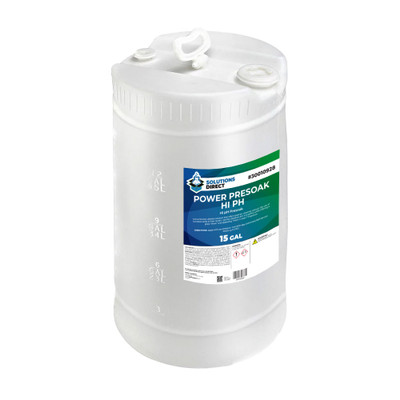 Power Presoak Hi pH, 15-Gallon Drum