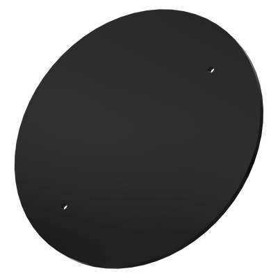 Round Cover for PECO Side Washers, 10in, Plastic