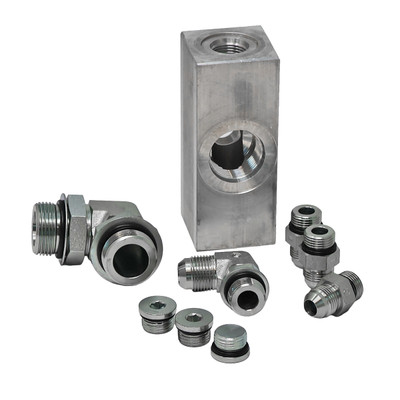 Hydraulic Power Unit, Return Manifold Block Kit 1,2,3 Flow