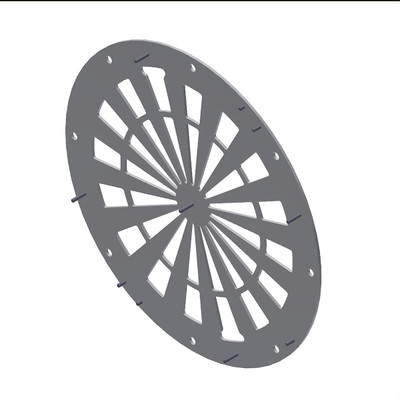 AeroGate, Back Plate Small with Studs