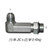 Extra Long Elbow, 1/2in Male JIC x 7/8-14 Male Straight Thread x 5/8in O-Ring, Steel Zinc Coated, 6801-8-10LL