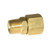 Low Pressure Swivel, 3/8in MPT x 1/4in FPT, 1200PSI, Brass, J.E. Adams 5056