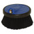 Round Foam Brush, Brass 1/2in FPT, 2-1/4in Black Nylon Filament, Blue Plastic Bumper Head, Universal 90N