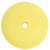 Buffing Foam Pad, 9in Dia. 50 Pores Per Inch (PPI), Curved Edge Pad, Yellow Polyester, S.M. Arnold 44-609