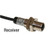 Eye Receiver with 114ft Cable L, 5° Lens with 20 Meter Range, Pantron IR-M12-35M