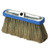 Foam Brush, Brass 1/2in FPT, 4in Hogs Hair Bristle, Aluminum Head Blue Bumper, Universal Brush 98H-B-BUM