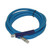 Single Wire Braid Hose Assembly, Non-Marking, 1/4in x 25ft, with Fittings, Blue