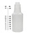 16oz Plastic Bottles with Molded Graduations, 7in H, High Density Polyethylene, 92-724