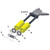 Roller Assembly, 2-Wheel with D88K Carrier Links for Flapan Surface Conveyor CFSB2