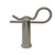 Clevis Pin with Bridge Pin, 1/2in Dia. x 1-1/2in L, ZInc-Plated Steel, Pack of 30