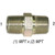 Hex Pipe Nipple, 3/8in MPT x 3/8in MPT, Steel Zinc Coated, 5404-6