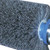 Tire Brush, 96in L x 8in O.D. 4-Bolt Flange Style Attachment, Poly/Nylon