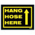 Hang Hose Here Decal, 3in L x 4in W