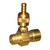 Injector, Maxi-Flow Non-Adjustable. 3/8in MPT x 3/8in MPT, 2-3GPM, Brass Body, J.E. Adams 7297