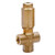 Balanced Relief Valve, (2) 3/8in BSP-F Inlet, 3/8in BSP-F Bypass, 6.3GPM, 2450PSI, 195°F, General Pump YBRV624D