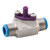 Rocket Quick Connect Chemical Injector Single, 4.3GPM @200PSI, Purple