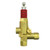 Spring Unloader Red, 1/2in FPT Inlet/Discharge/Bypass, 13GPM, 2400PSI, 160°F, Giant 22912A