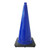 Traffic Cone, 28in H, Blue, 7lb Black Base