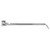 WAE Series Wall Boom 180° Rotation, Inlet/Outlet 3/8in FPT, 8ft 2in L, Stainless Steel Polished, Mosmatic 68569