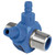 Dual Barb Injector, 3/8in NPT x 3/8in NPT, 2.25GPM, Dark Blue, Stainless Steel, 129086