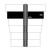 SF68/SF72 NEOGLIDE Plush Brush Replacement Cloth, 12in x 27in, Box of 11, Black