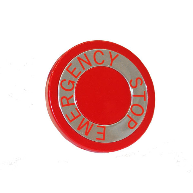 Emergency Stop Push/Pull Button, Cap Size 30.5 MM for 2/3-Position Non-Illuminated Push Pull Switch, Red, Eaton 10250TB6