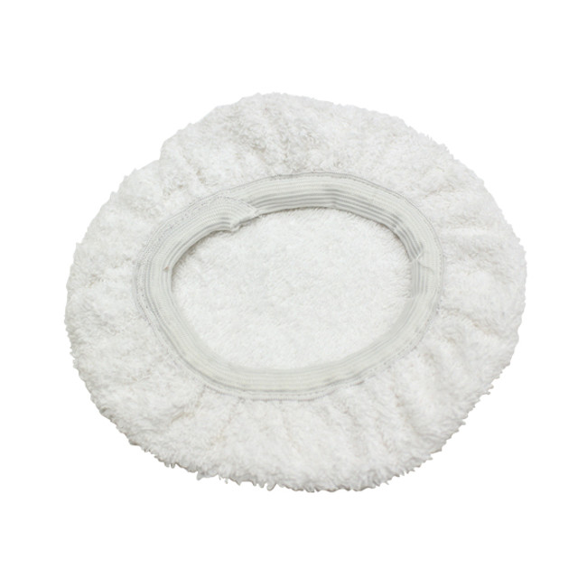 Orbital Bonnet, 100% Cotton Terry Woven for 5-6in Orbital Machines, White, S.M. Arnold 45-160