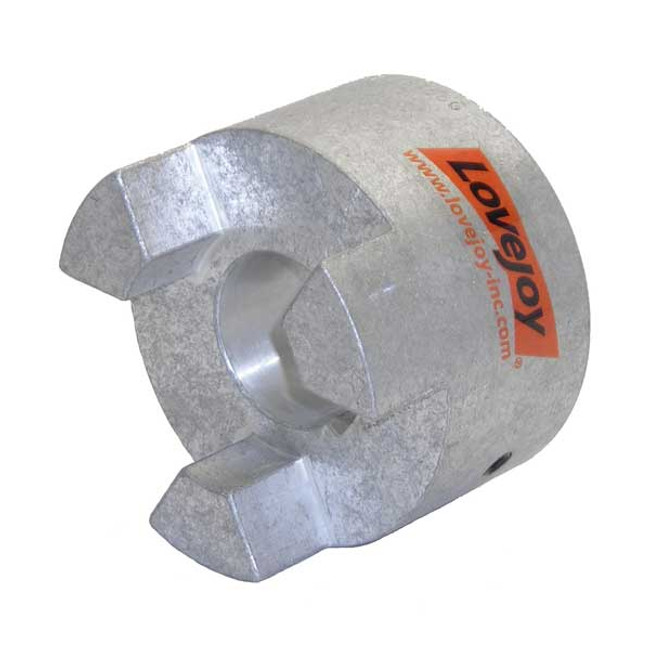 Half Coupler Jaw Type, 1in Bore, AL110, Aluminum