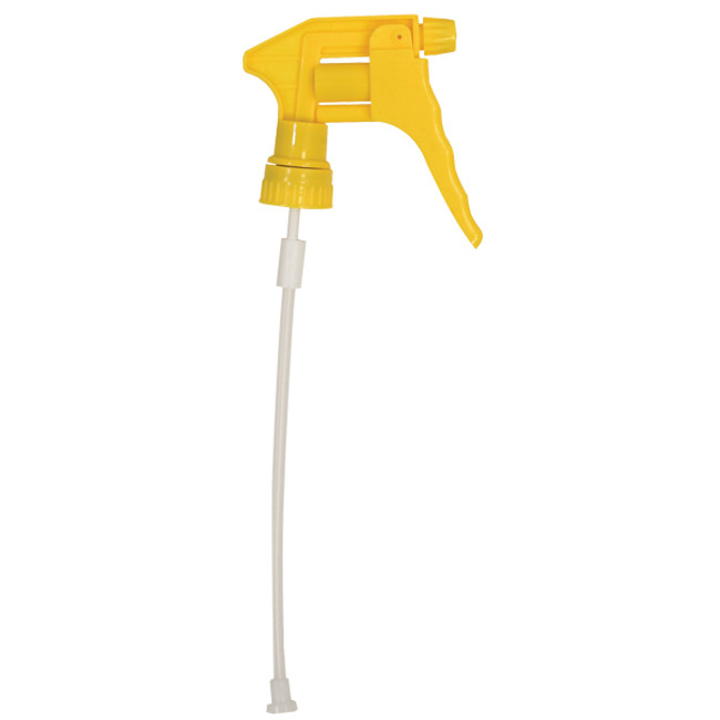 Plastic Upside Down Bottle Trigger, Standard 28/400mm Neck, Yellow, 92-712