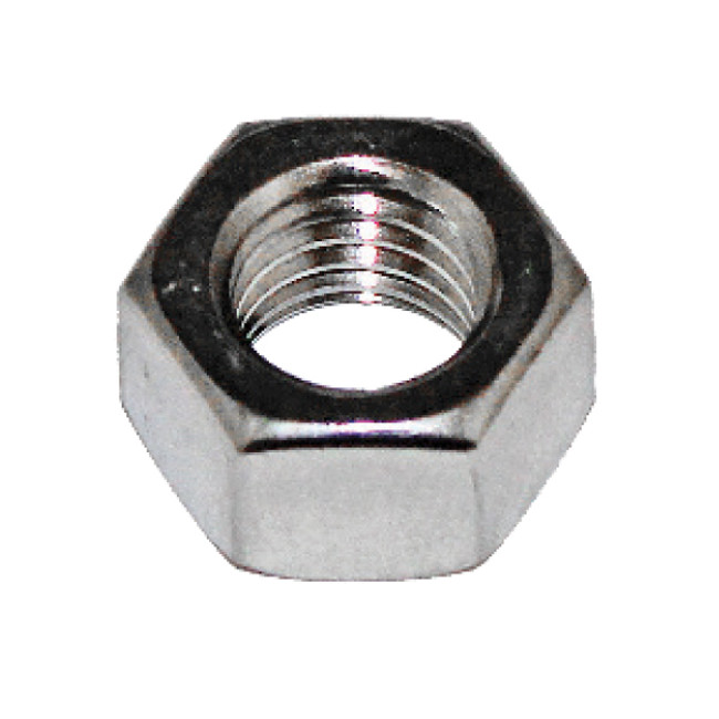 Finished Hex Nut, 3/8-16, Coarse 18-8, Stainless Steel, 37CNFHS, Pack of 100