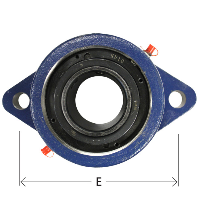 Flange Bearing, 2-Bolt, 1-15/16in Shaft Dia. Timken