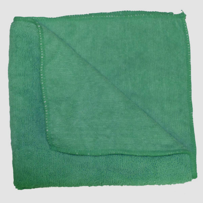 Microfiber Irregular Towels, Bag of 36, Green