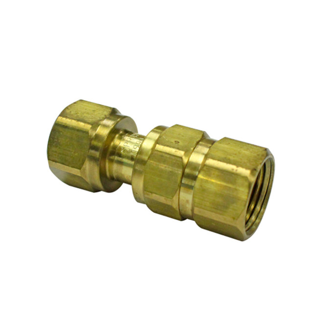 Swivel Connector, 1/4in FPT x 1/4in FPT, 70PSI, 180°F, Brass, Spraying Systems 11990-14