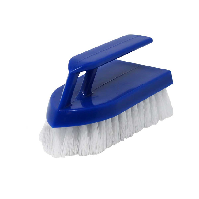 Carpet and Upholstery Brush, 5-3/4in L, 1in Bristle L, Iron Style, White Polypropylene Filament, Durable Plastic Block, S.M. Arnold 85-624