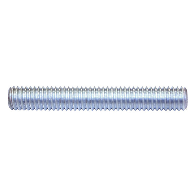 Threaded Rod, Fine Thread, 1/2-20 x 6in, Zinc-Plated Steel, 50F600SFT0Z, Pack of 5