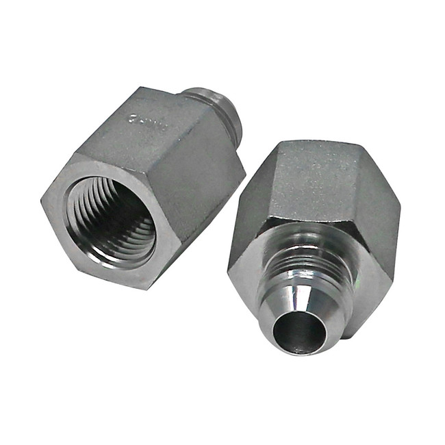 Female Connector, 1/2in Male JIC x 1/2in FPT, Steel Zinc Coated, 2405-8-8